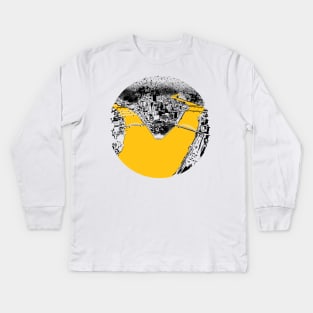 Pittsburgh Three Rivers Kids Long Sleeve T-Shirt